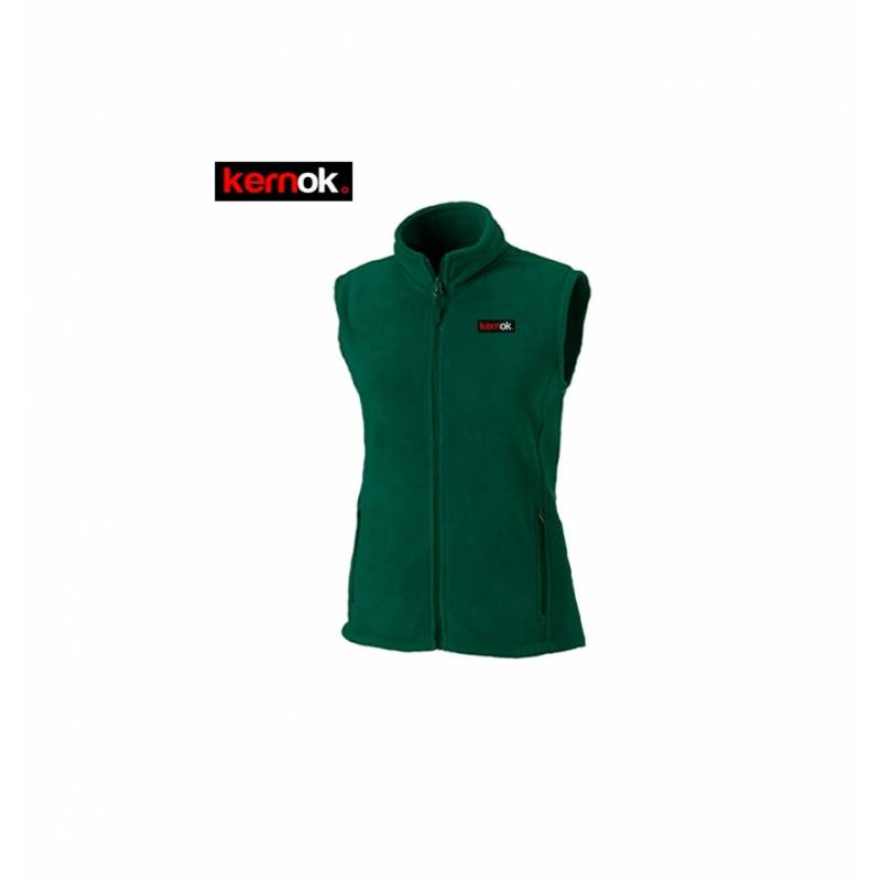 gilet zippé polaire femme