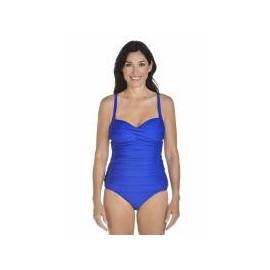 Tankini bandeau pour femme UPF 50+, bleu