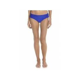 Bas de bikini anti-UV ruché pour femme UPF 50+, bleu