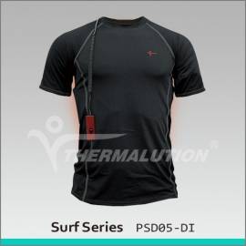 Tee-shirt chauffant pour le surf jusqu'à 15 mètres