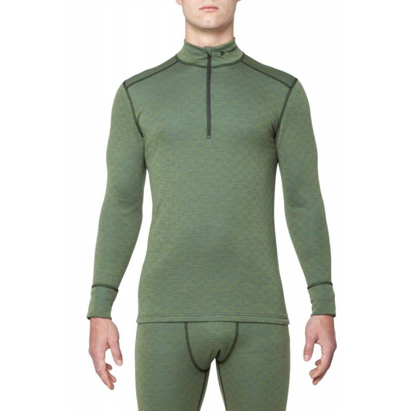 T-shirt Thermique Homme Manches Longues Col Roulé - Sous-vêtement Chaud Hiver, Respirant - Pour Sport, Détente, Quotidien - 3
