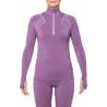 T-Shirt Mérinos ARCTIC manches longues col zippé, femme - Thermowave