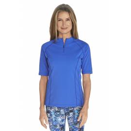 T-Shirt de bain Manches courtes Femme - Kobalt Blue