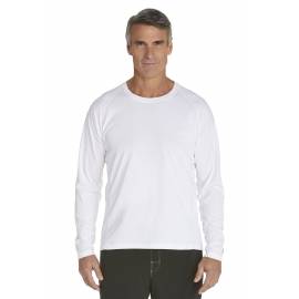 T-Shirt Manches Longues anti Uv pour Hommes- white