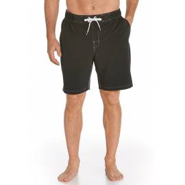 Short de bain anti Uv Homme avec poche coté, Noir
