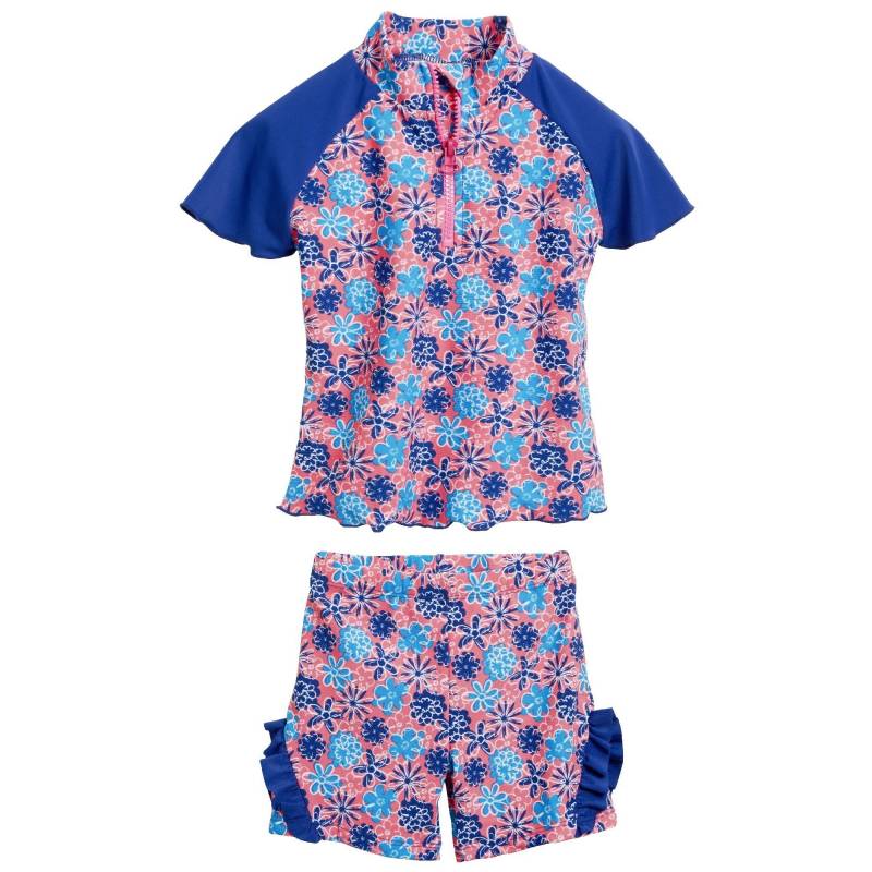 Playshoes Combinaison Anti Uv Bebe Flowers Blue Playshoes Combinaison Anti Uv Bebe Flowers Blue