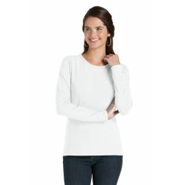 ZnO UV T-shirt Manches Longues Femme - white