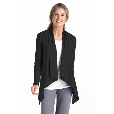 gilet noir cintré femme