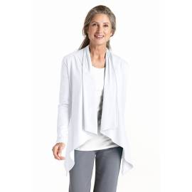 Veste longue fin  Femmes ZnO, blanc