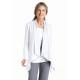 Gilet long fin pour Femmes ZnO  - white