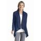 Gilet long fin pour Femmes ZnO  - navy