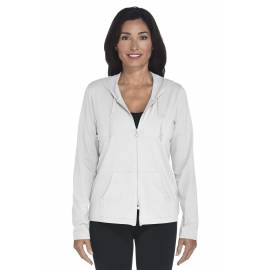 ZnO Gilet à capuche Femme - white