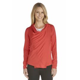 Gilet long fin pour Femmes ZnO  - Sienna Coral