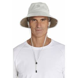 Bob anti UV homme, beige clair