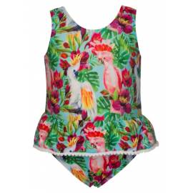 Combinaison Fille Anti UV - Tropical birds