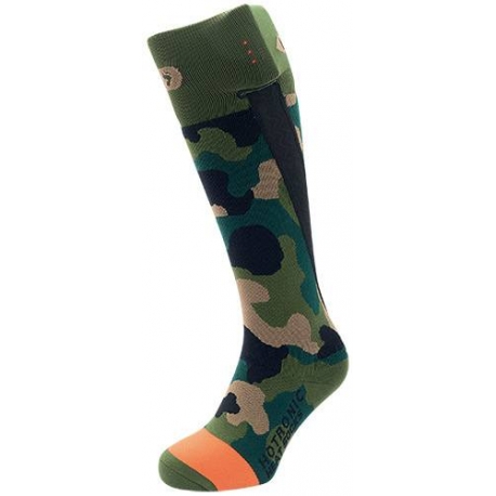 Chaussettes chauffantes chasse camouflage, Hotronic.