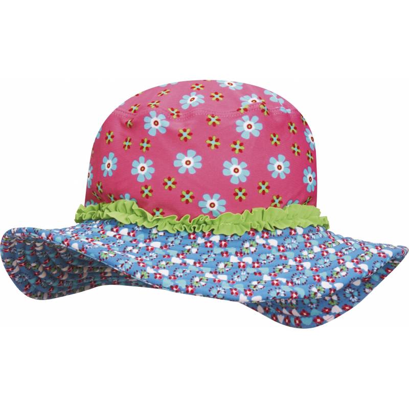 Playshoes , Chapeau de soleil Anti UV pour Enfants , Fleurs