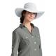Coolibar - Chapeau Compressible pour Femme anti UV - Blanc