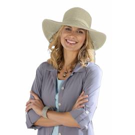 Coolibar - Chapeau pour Femmes Anti UV  - Beige