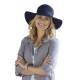 Coolibar - Chapeau pour Femmes Anti UV - Bleu