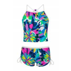 Snapper Rock - Tankini pour Femme anti UV - Tropical Neon