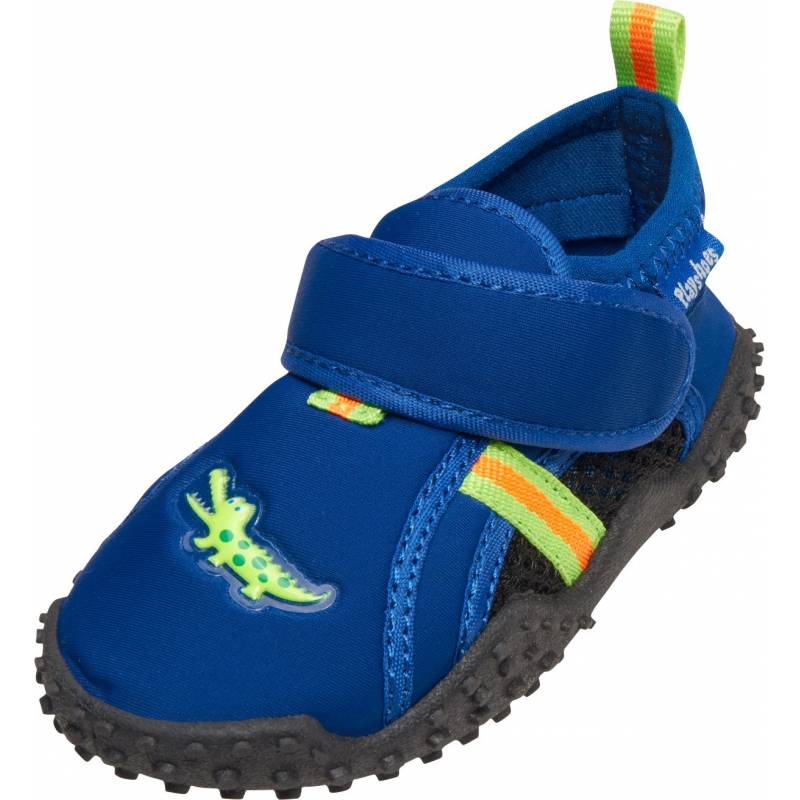Playshoes , Chaussures de Natation pour enfants Crocodile , Bleu / Vert