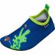 Playshoes - Chaussures de bain anti UV Crocodile - Bleu / Vert