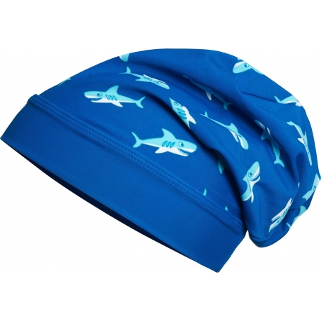 jeansblau Marque : PlayshoesPlayshoes Bademütze Ahoi mit UV-Schutz Medium Bleu Taille fabricant: 51cm Bonnet Garçon 