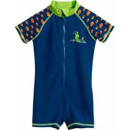 Playshoes - Maillot de Bain pour Garçons Anti UV Crocodile - Bleu