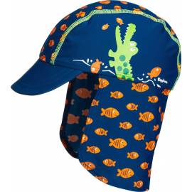 Playshoes - Chapeau de soleil pour Bébés anti UV Crocodile - Bleu