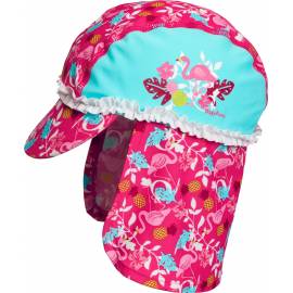 Playshoes - Chapeau de soleil Flament Rose - Bleu Ciel/Rose