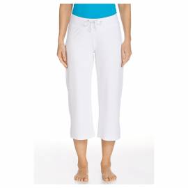 Coolibar - Pantalon Capri anti UV pour Femmes - Blanc