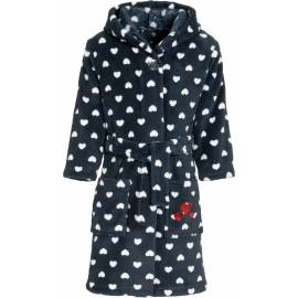 Playshoes - Robe de Bain à capuche en Polaire pour Filles - Bleu