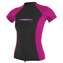 O'Neill - Girls' UV T-shirt - performance fit - pink/black