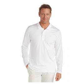 T-shirt de plage anti-UV pour hommes Blanc, Coolibar