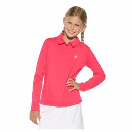 Chemise polo anti-UV pour filles Rose, Coolibar