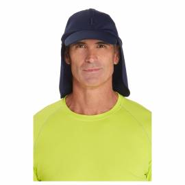 Casquette de soleil anti-UV pour hommes Bleu , Coolibar