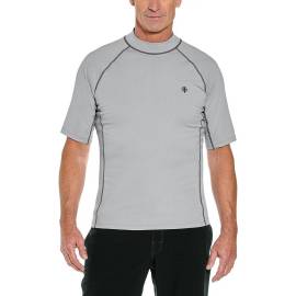 T-shirt de bain anti-UV pour hommes Gris, Coolibar