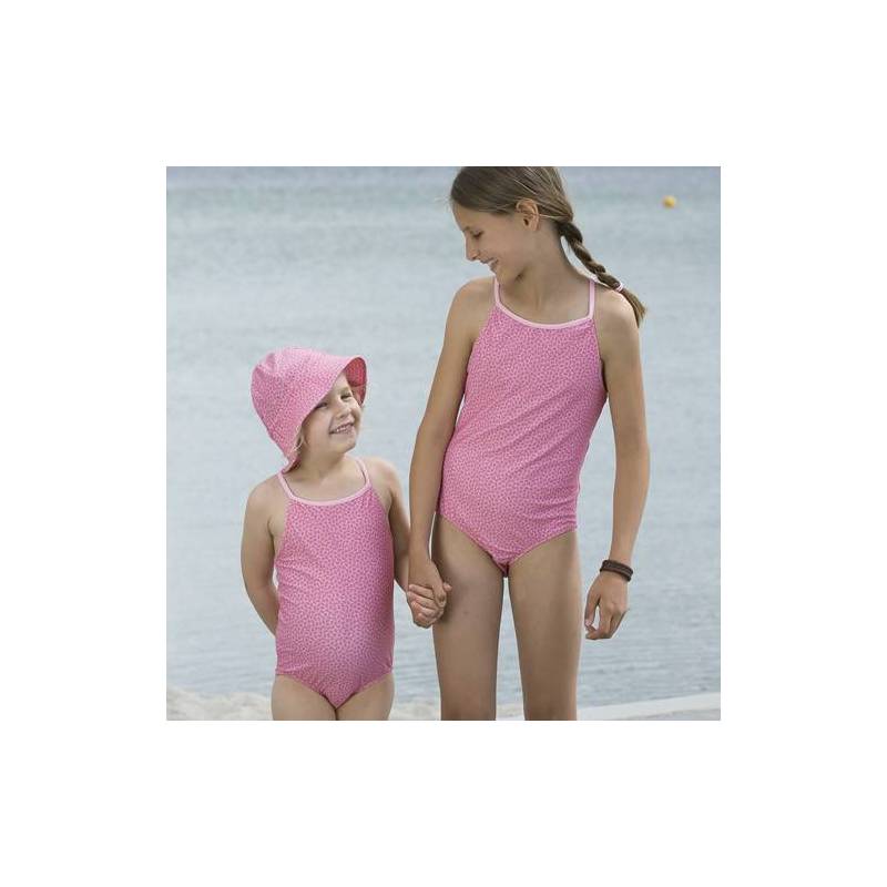 Petit Crabe Maillot De Bain Anti Uv Pour Filles Rose