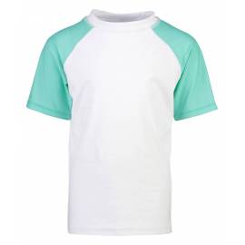 T-shirt de bain anti-UV pour garçon Blanc, Snapper Rock
