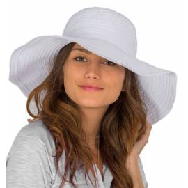 Chapeau de soleil anti-UV pour femmes Blanc, Rigon