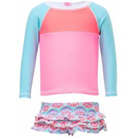 Ensemble de bain anti-UV pour filles Rose, Snapper Rock