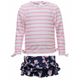 Ensemble de bain anti-UV pour bébé Rose, Snapper Rock