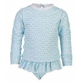 Ensemble de bain anti-UV pour filles Bleu , Snapper Rock