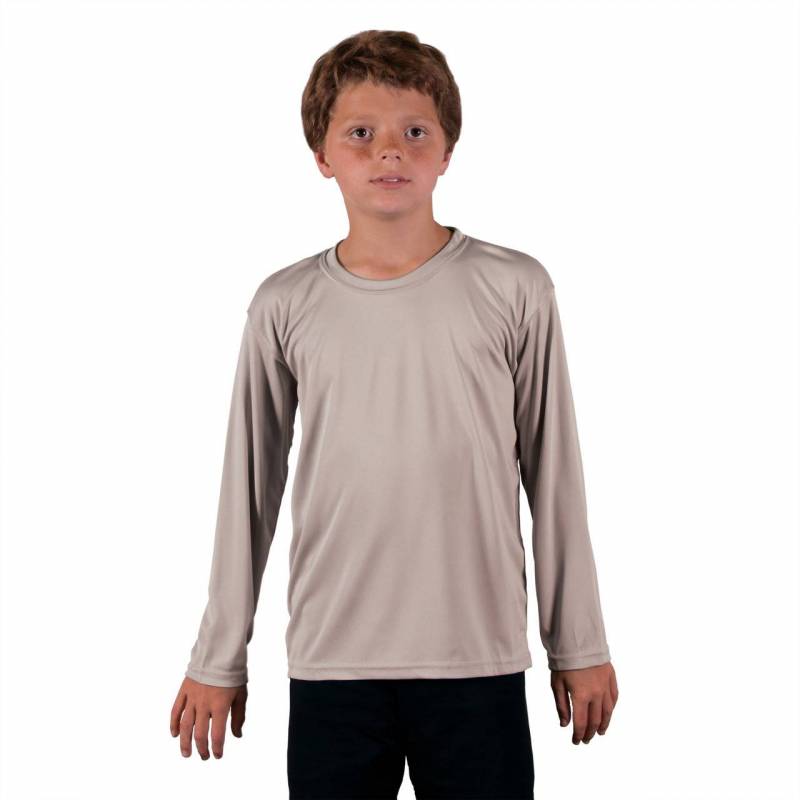 Vapor Apparel, T-shirt de plage anti-UV pour enfants, Gris