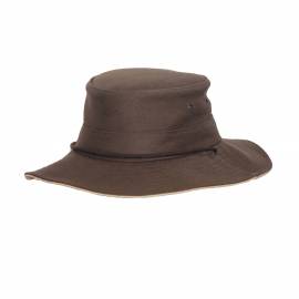 Chapeau de soleil anti-UV pour hommes Marron, Rigon