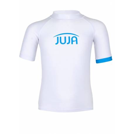 T-shirt anti-UV pour enfants - manches courtes Solid Blanc, JUJA