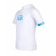 T-shirt anti-UV pour enfants - manches courtes Solid Blanc, JUJA