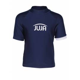 T-shirt anti-UV pour enfants - manches courtes Solid Bleu foncé, JUJA