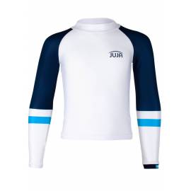 T-shirt anti-UV pour garçon - manches longues Colorblock Blanc, JUJA